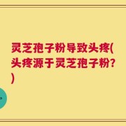 灵芝孢子粉导致头疼(头疼源于灵芝孢子粉？)