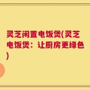 灵芝闲置电饭煲(灵芝电饭煲：让厨房更绿色)