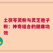 土茯苓灵粉与灵芝孢子粉：神奇组合的健康功效
