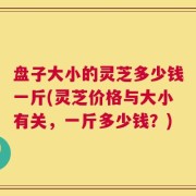 盘子大小的灵芝多少钱一斤(灵芝价格与大小有关，一斤多少钱？)