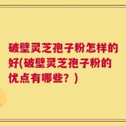 破壁灵芝孢子粉怎样的好(破壁灵芝孢子粉的优点有哪些？)