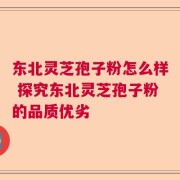 东北灵芝孢子粉怎么样 探究东北灵芝孢子粉的品质优劣