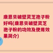 康恩贝破壁灵芝孢子粉好吗(康恩贝破壁灵芝孢子粉的功效及使用效果简介)