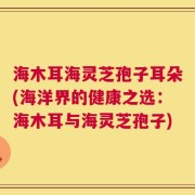 海木耳海灵芝孢子耳朵(海洋界的健康之选：海木耳与海灵芝孢子)