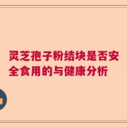 灵芝孢子粉结块是否安全食用的与健康分析
