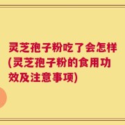 灵芝孢子粉吃了会怎样(灵芝孢子粉的食用功效及注意事项)