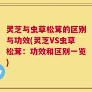 灵芝与虫草松茸的区别与功效(灵芝VS虫草松茸：功效和区别一览)