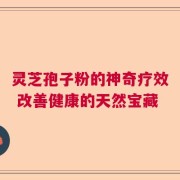 灵芝孢子粉的神奇疗效 改善健康的天然宝藏