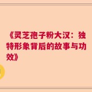 《灵芝孢子粉大汉：独特形象背后的故事与功效》