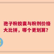 孢子粉胶囊与粉剂价格大比拼，哪个更划算？
