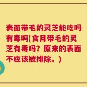 表面带毛的灵芝能吃吗有毒吗(食用带毛的灵芝有毒吗？原来的表面不应该被排除。)