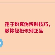 孢子粉真伪辨别技巧，教你轻松识别正品