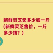 新鲜灵芝卖多少钱一斤(新鲜灵芝售价，一斤多少钱？)