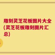 雕刻灵芝花板图片大全(灵芝花板雕刻图片汇总)