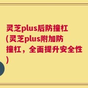 灵芝plus后防撞杠(灵芝plus附加防撞杠，全面提升安全性)
