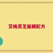 艾杨灵芝面膜配方