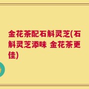 金花茶配石斛灵芝(石斛灵芝添味 金花茶更佳)