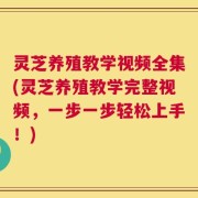 灵芝养殖教学视频全集(灵芝养殖教学完整视频，一步一步轻松上手！)