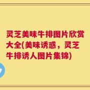 灵芝美味牛排图片欣赏大全(美味诱惑，灵芝牛排诱人图片集锦)