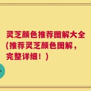 灵芝颜色推荐图解大全(推荐灵芝颜色图解，完整详细！)