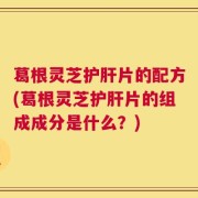 葛根灵芝护肝片的配方(葛根灵芝护肝片的组成成分是什么？)