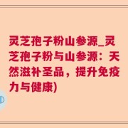 灵芝孢子粉山参源_灵芝孢子粉与山参源：天然滋补圣品，提升免疫力与健康)