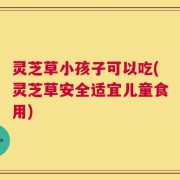 灵芝草小孩子可以吃(灵芝草安全适宜儿童食用)