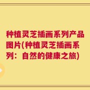 种植灵芝插画系列产品图片(种植灵芝插画系列：自然的健康之旅)