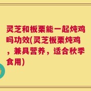 灵芝和板栗能一起炖鸡吗功效(灵芝板栗炖鸡，兼具营养，适合秋季食用)