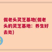倔老头灵芝基地(倔老头的灵芝基地：养生好去处)