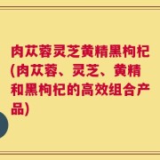 肉苁蓉灵芝黄精黑枸杞(肉苁蓉、灵芝、黄精和黑枸杞的高效组合产品)