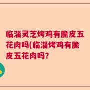 临淄灵芝烤鸡有脆皮五花肉吗(临淄烤鸡有脆皮五花肉吗？