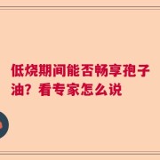 低烧期间能否畅享孢子油？看专家怎么说
