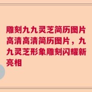 雕刻九九灵芝简历图片高清高清简历图片，九九灵芝形象雕刻闪耀新亮相