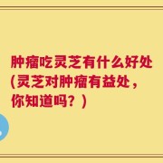 肿瘤吃灵芝有什么好处(灵芝对肿瘤有益处，你知道吗？)