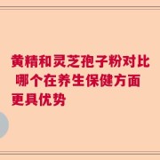 黄精和灵芝孢子粉对比 哪个在养生保健方面更具优势