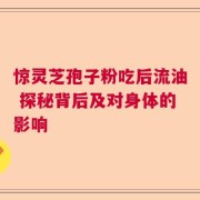 惊灵芝孢子粉吃后流油 探秘背后及对身体的影响
