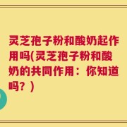 灵芝孢子粉和酸奶起作用吗(灵芝孢子粉和酸奶的共同作用：你知道吗？)
