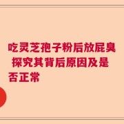 吃灵芝孢子粉后放屁臭 探究其背后原因及是否正常