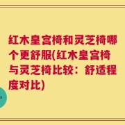 红木皇宫椅和灵芝椅哪个更舒服(红木皇宫椅与灵芝椅比较：舒适程度对比)