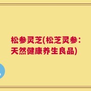 松参灵芝(松芝灵参：天然健康养生良品)