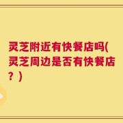 灵芝附近有快餐店吗(灵芝周边是否有快餐店？)