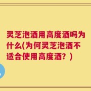 灵芝泡酒用高度酒吗为什么(为何灵芝泡酒不适合使用高度酒？)