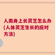 人类身上长灵芝怎么办(人体灵芝生长的应对方法)