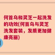 何首乌和灵芝一起洗发的功效(何首乌与灵芝洗发套装，发质更加健康亮丽)
