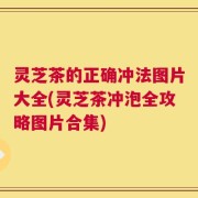灵芝茶的正确冲法图片大全(灵芝茶冲泡全攻略图片合集)