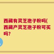 西藏有灵芝孢子粉吗(西藏产灵芝孢子粉可买吗？