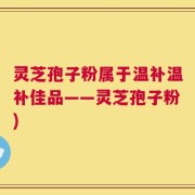 灵芝孢子粉属于温补温补佳品——灵芝孢子粉)