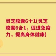 灵芝胶囊6十1(灵芝胶囊6合1，促进免疫力，提高身体健康)