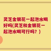 灵芝金银花一起泡水喝好吗(灵芝和金银花一起泡水喝可行吗？)